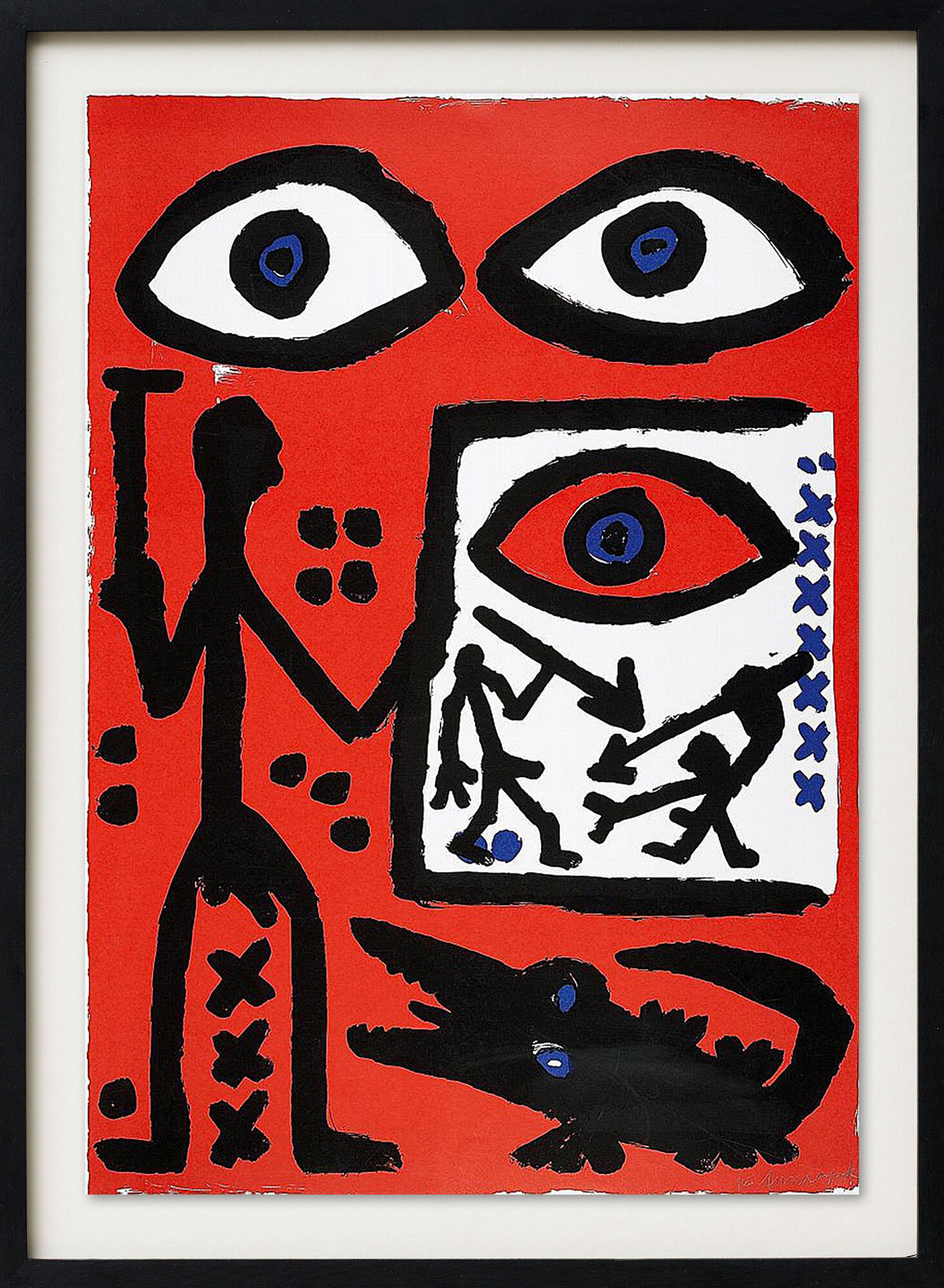 Picture "Untitled" by A. R. Penck