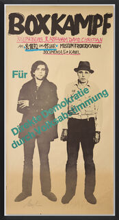 Picture "Beuys Boxing for Direct Democracy" (1972)