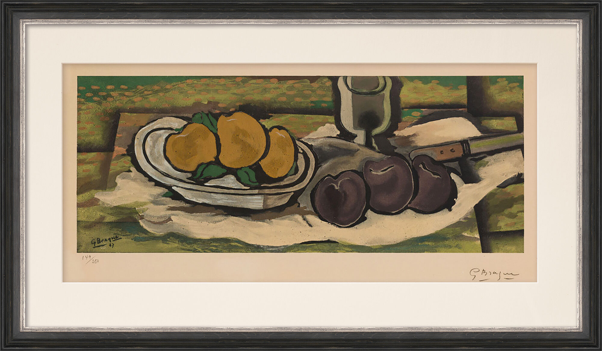 Bild "Nature morte aux fruits" (ca. 1955) von Georges Braque