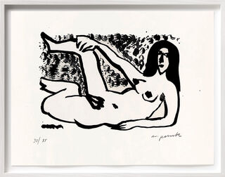 Picture "Small Reclining Woman" (1991)