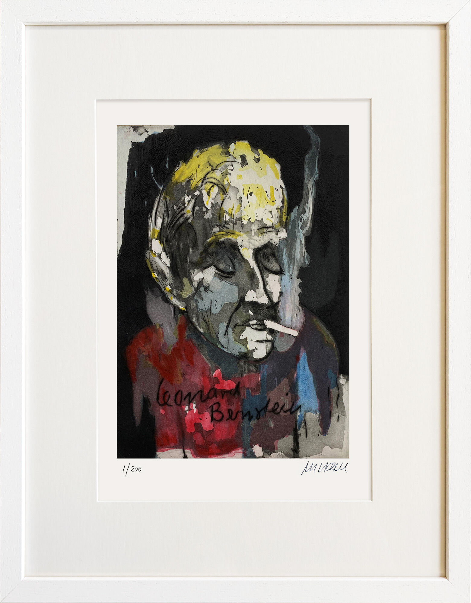 Picture "Leonard Bernstein" (2022) by Armin Mueller-Stahl