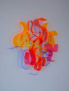 Object "Neon Squiggle II" (2024) (Unique piece) by Selcuk Dizlek