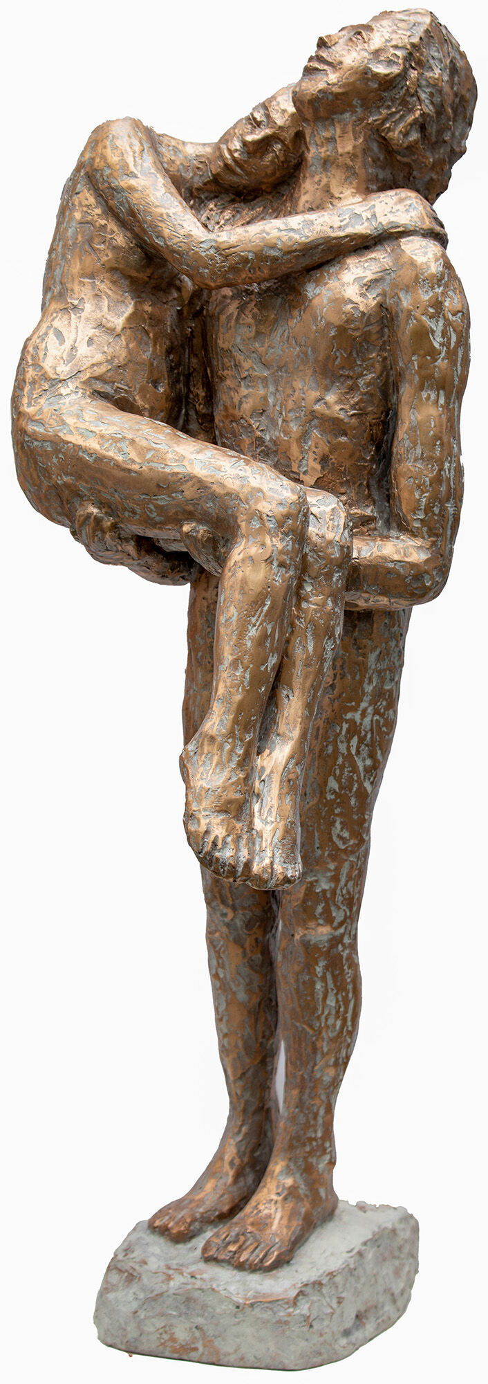 Skulptur "Versöhnung" (2024), Bronze von Dagmar Vogt