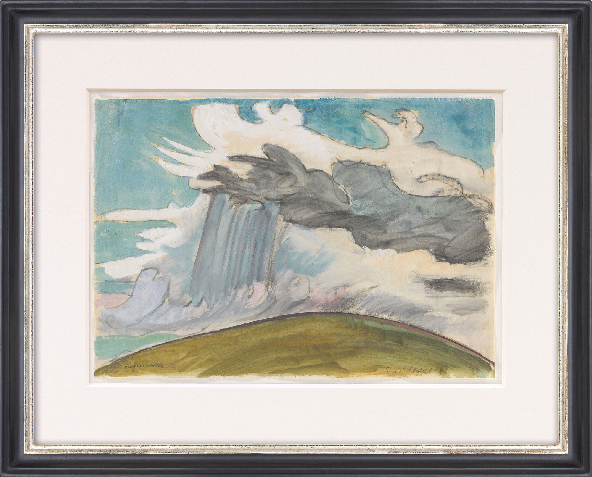 Bild "Regenwolke" (1919) (Unikat) von Erich Heckel