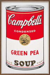 Bild "Warhols Sunday B. Morning - Campbell's Soup - Green Pea" (1980er Jahre)