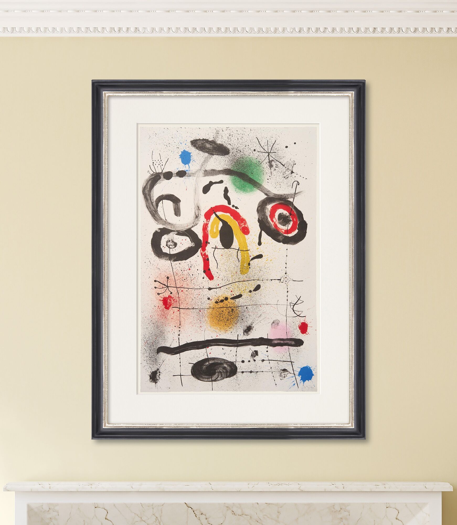 Bild "Personnage au-dessus l'horizon" (1965) von Joan Miró