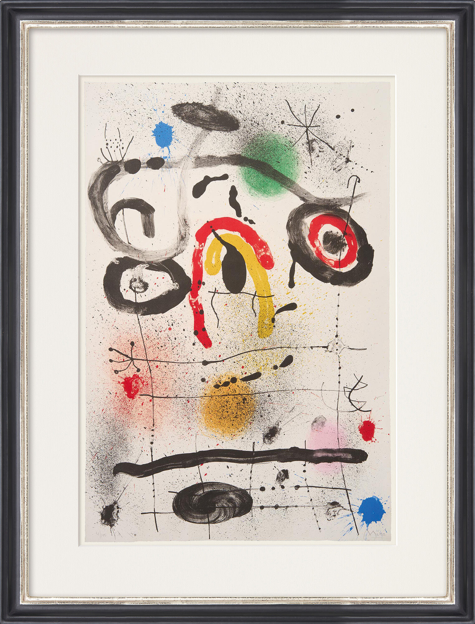 Bild "Personnage au-dessus l'horizon" (1965) von Joan Miró