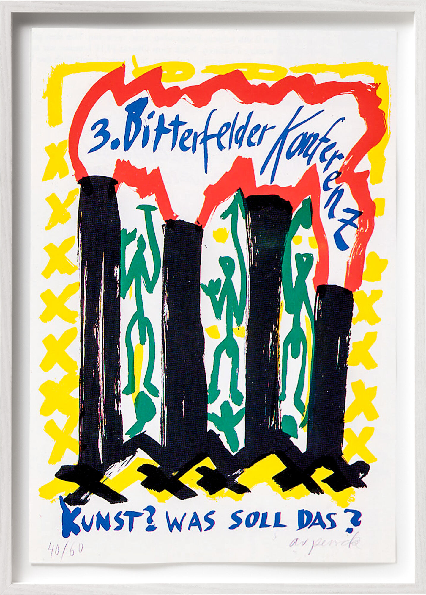 Bild "Kunst? Was soll das?" (1992) von A. R. Penck