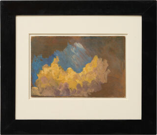 Picture "Cloud Study in Yellow" (around 1900) (Unique piece)