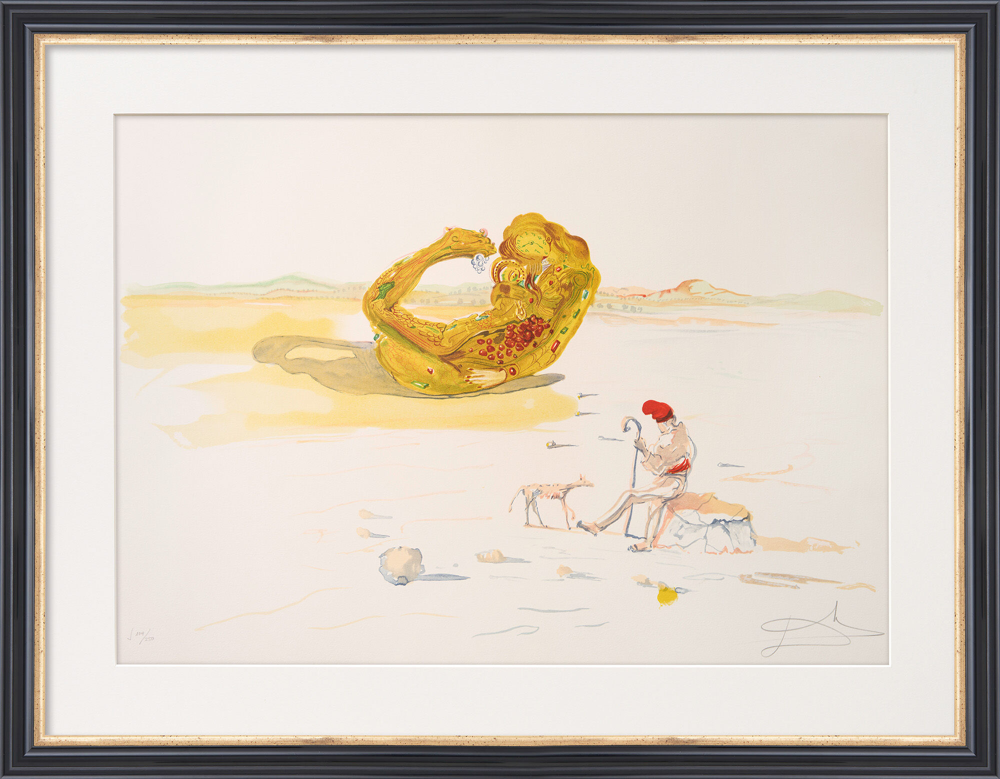 Picture "Desert Jewel" (1975/76) by Salvador Dalí