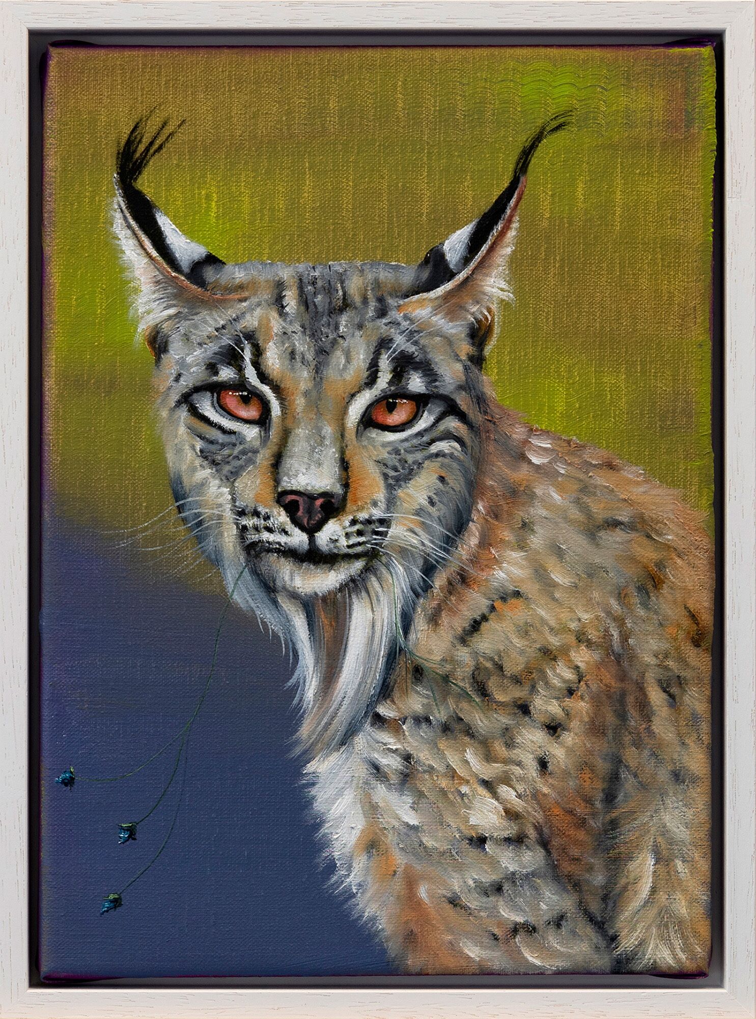 Picture "Series Animal Portrait | Lynx IV" (2024) (Unique piece) by Lezzueck Coosemans