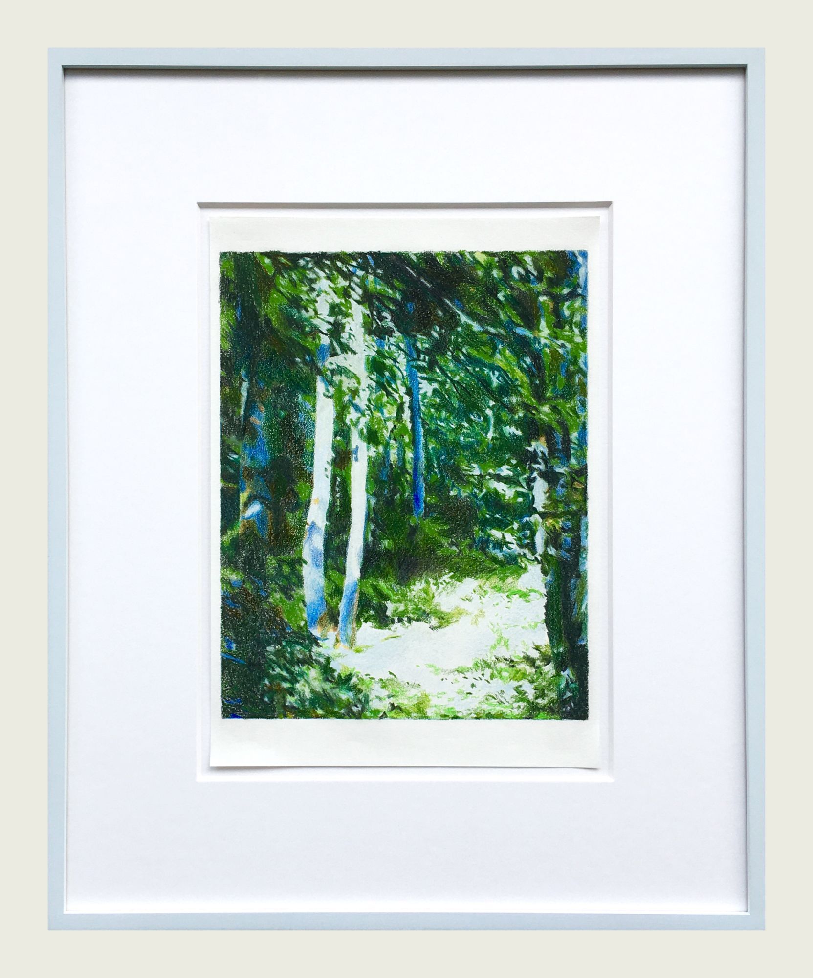 Picture "Summer Wood 10.24" (2024) (Unique piece) by Ulrike Bultmann