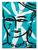 Bild "Eva in Turquoise III" (2019) (Unikat)