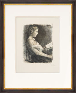 Picture "Reading Girl" (1896)