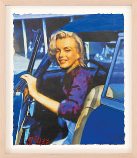 Bild "STUDY FOR PAINTING MARILYN LEAVING 2023" (2023) (Unikat)