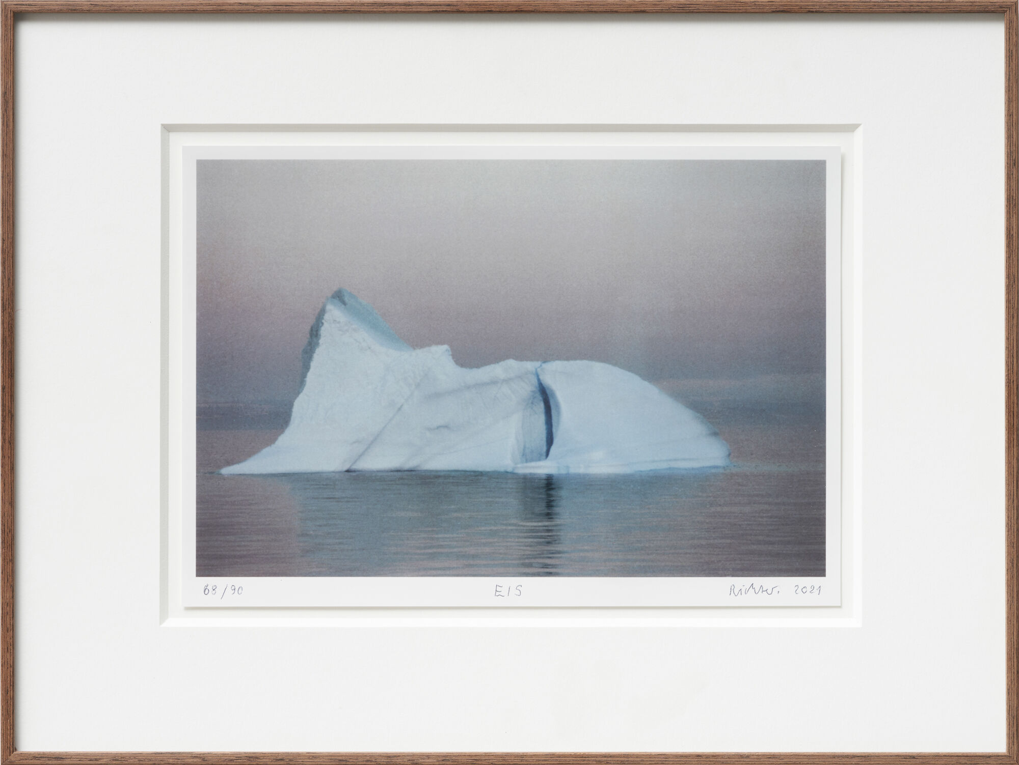 Picture "Ice" (2021) by Gerhard Richter