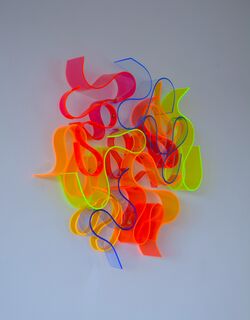 Object "Neon Squiggle I" (2024) (Unique piece) by Selcuk Dizlek