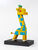 Skulptur "GIRAFFE (gelb/blau)" (2021)