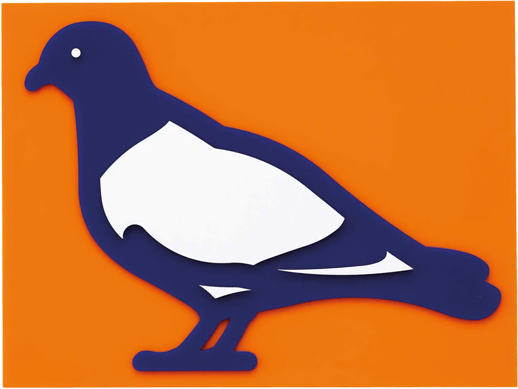 Bild "Pigeon" (2020) von Julian Opie