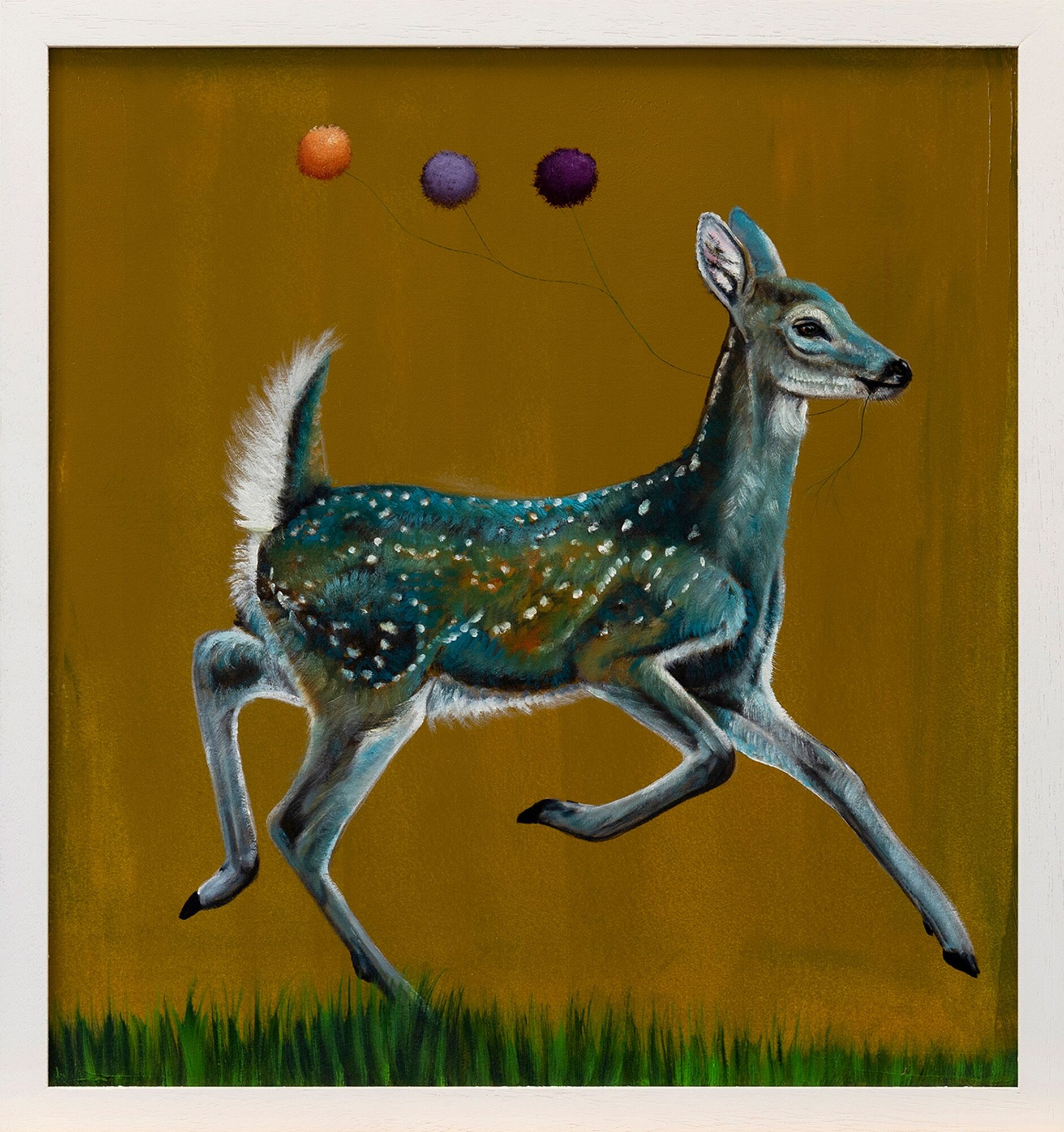 Picture "Series Animal Portrait | Deer" (2024) (Unique piece) by Lezzueck Coosemans