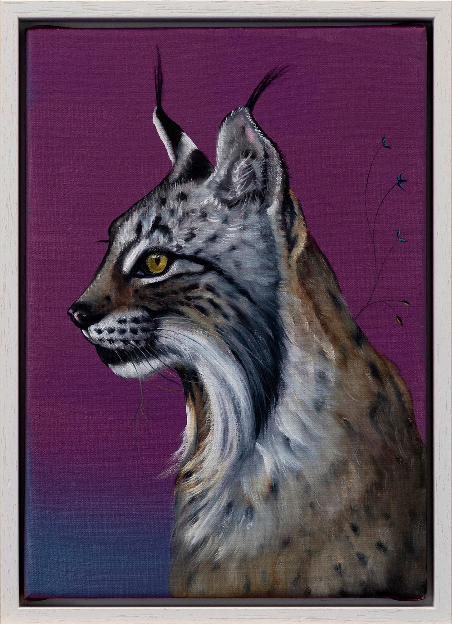 Picture "Series Animal Portrait | Lynx III" (2024) (Unique piece) by Lezzueck Coosemans