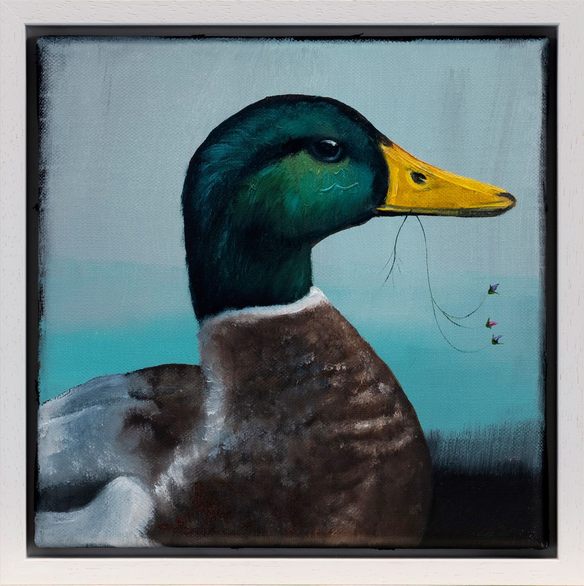 Picture "Series Animal Portrait | Duck I" (2024) (Unique piece) by Lezzueck Coosemans