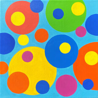 Bild "Circles VIII" (2024) (Unikat)