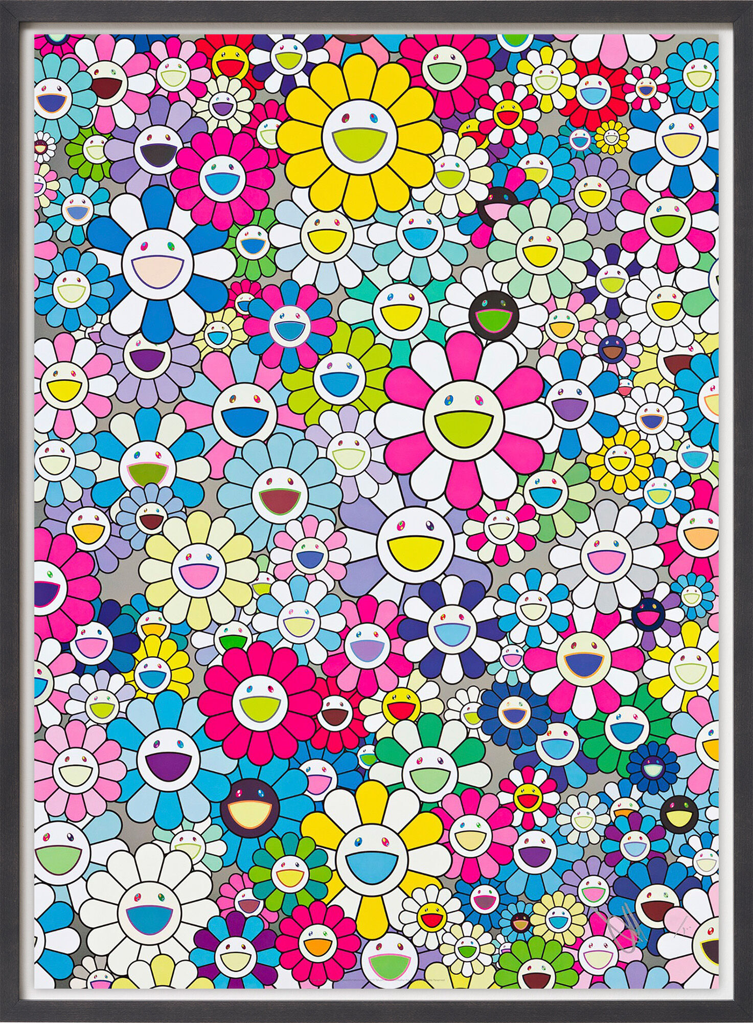 Picture "I look back and there, my beautiful memories" (2018) by Takashi Murakami