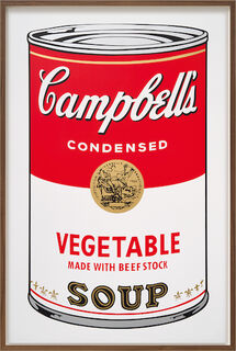 Picture "Warhol's Sunday B. Morning - Campbell's Soup - Vegetable" (1980s)