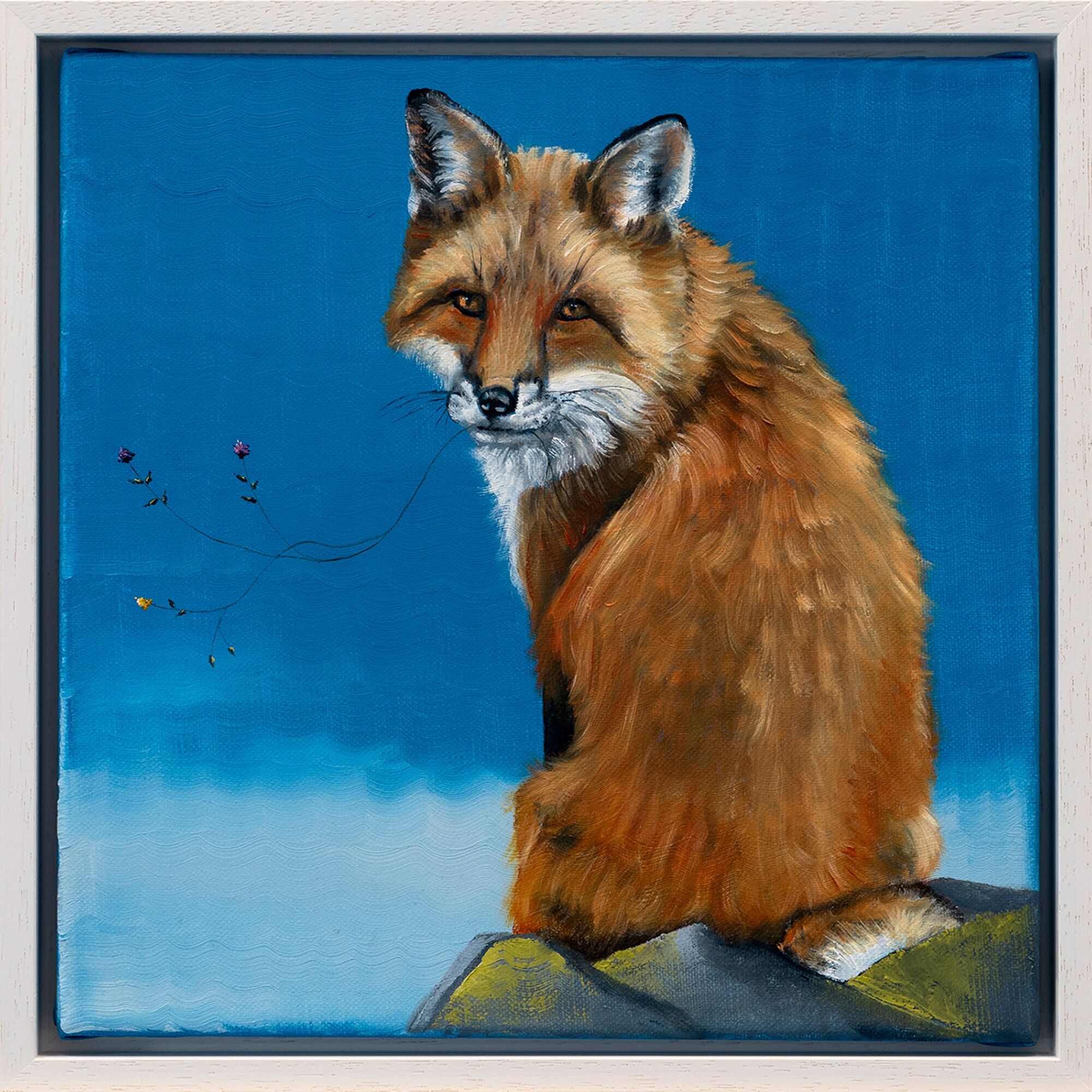 Picture "Series Animal Portrait | Red Fox II" (2024) (Unique piece) by Lezzueck Coosemans