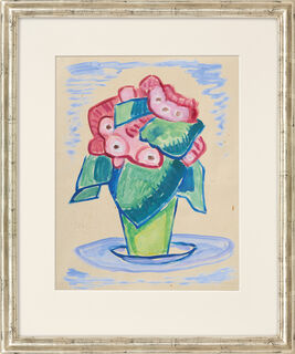 Bild "Blumenstillleben" (1952) (Unikat)