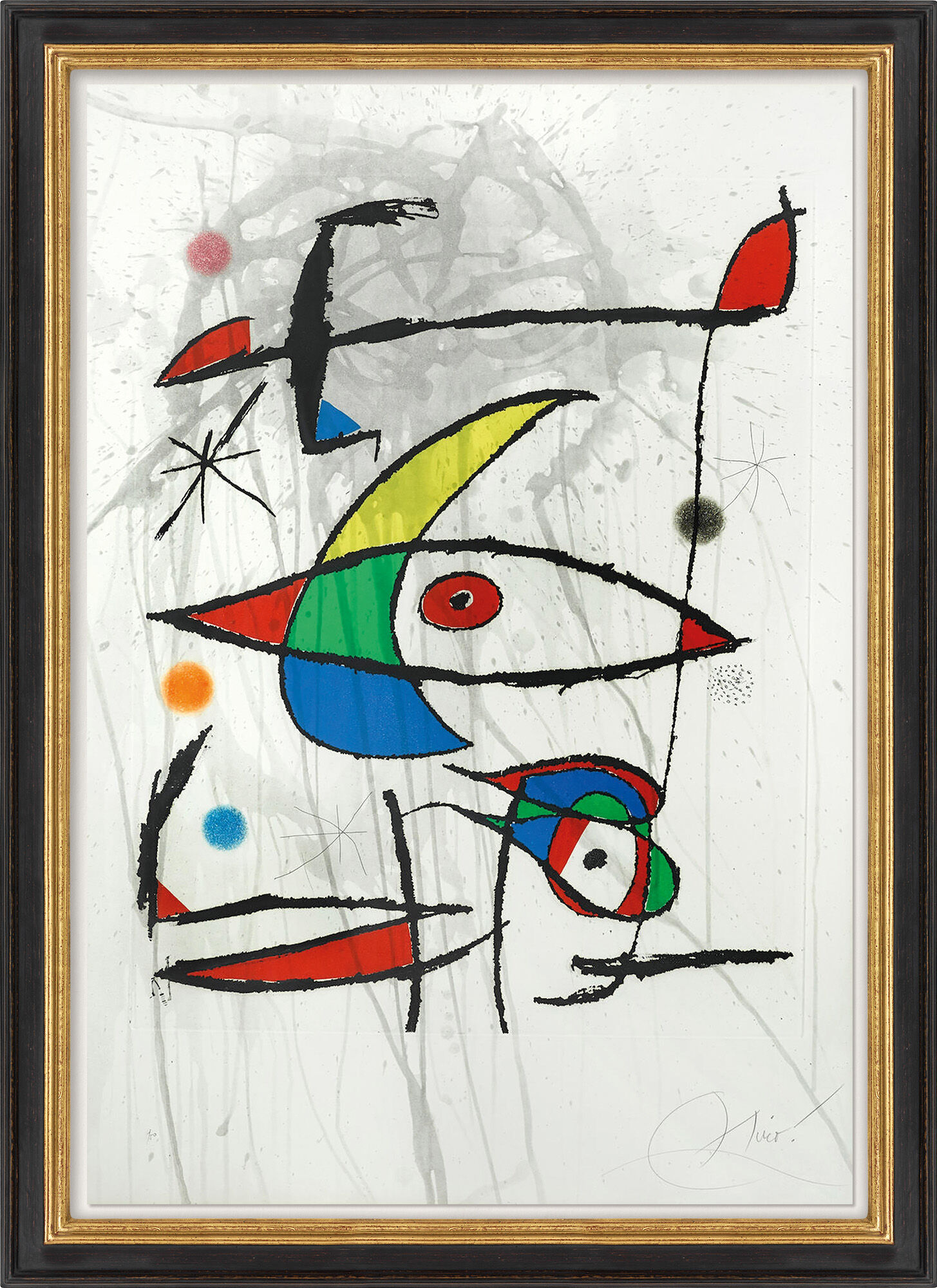 Bild "L'Oeil de la Lune" (1975) von Joan Miró